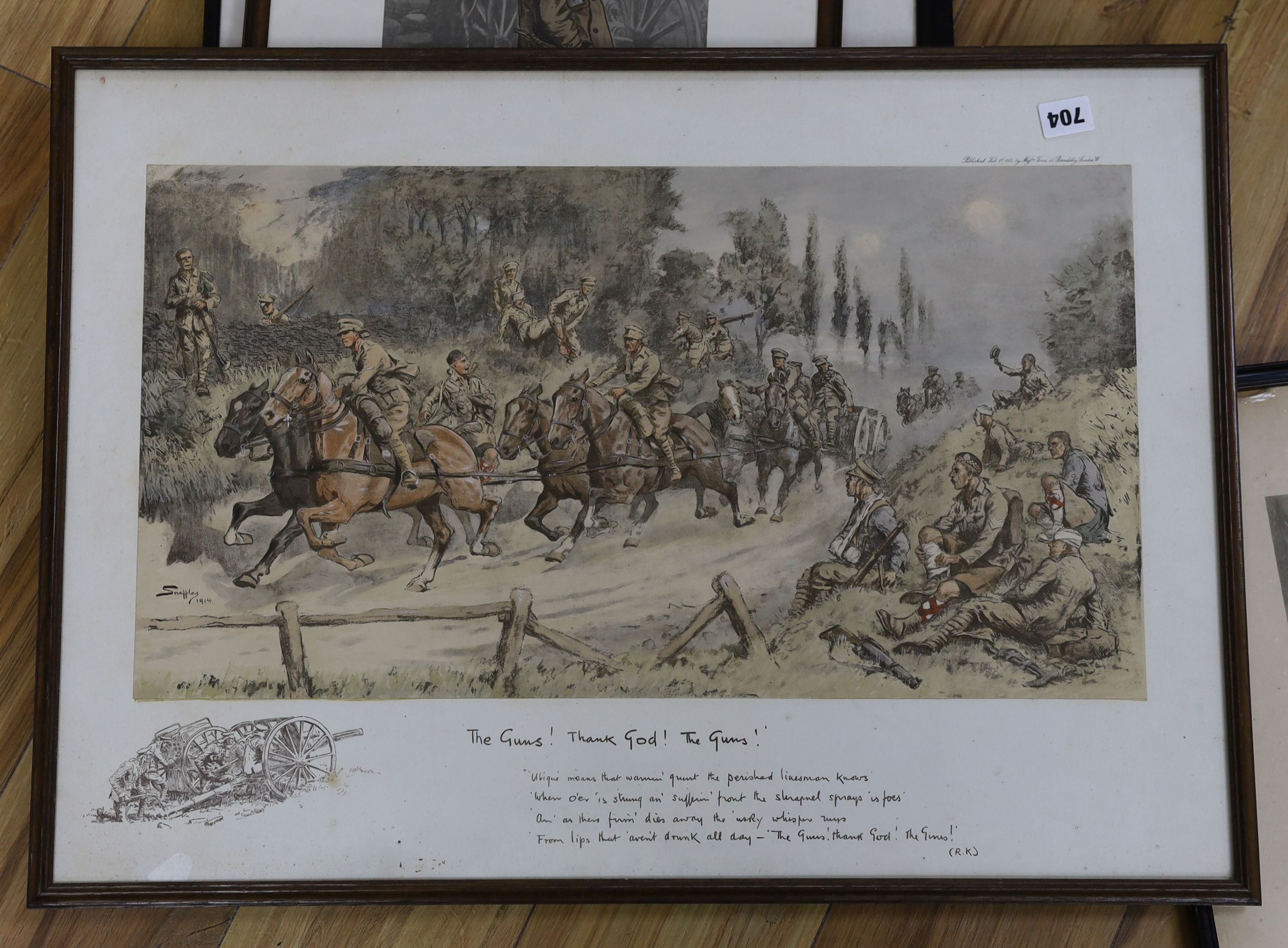 Charles Johnson Payne (Snaffles) five coloured prints, signed in pencil and bit proof stamped two other Snaffles prints and assorted other hunting prints Largest 32x59cm